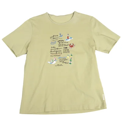 NON NO Food Menu Printed T Shirt