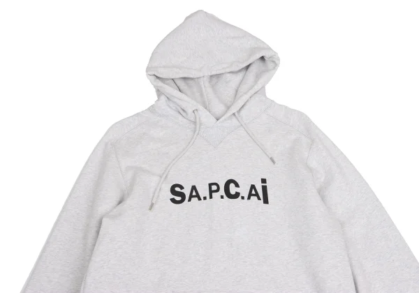 sacai × A.P.C. HOODIE TAIYO Logo Printed Side Zip Hoodie K-160307_002