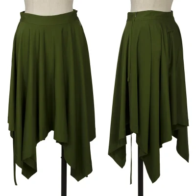 Jean Paul GAULTIER FEMME Poly Stretch Drape Square Skirt