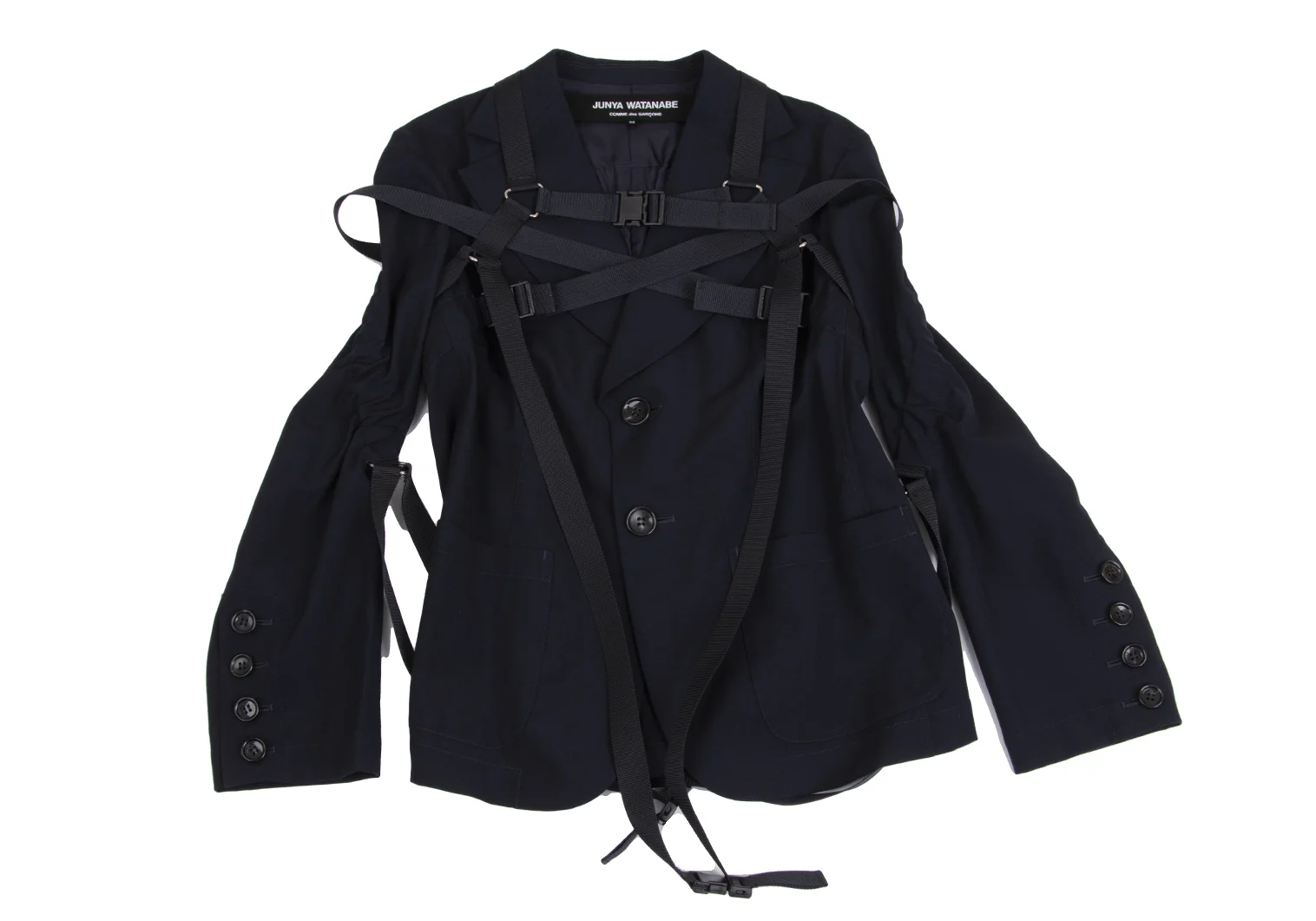 JUNYA WATANABE COMMEdesGARCONS ハーネス Junya Watanabe Comme des Garcons Black Leather Metal Harness