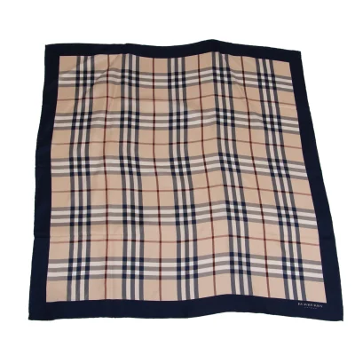 BURBERRY LONDON Checked Silk Scarf