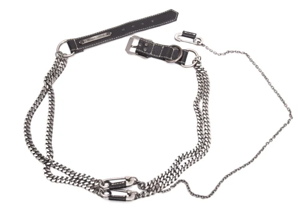 Jean Paul GAULTIER Safety-pin Chain Design Belt K-160328_002