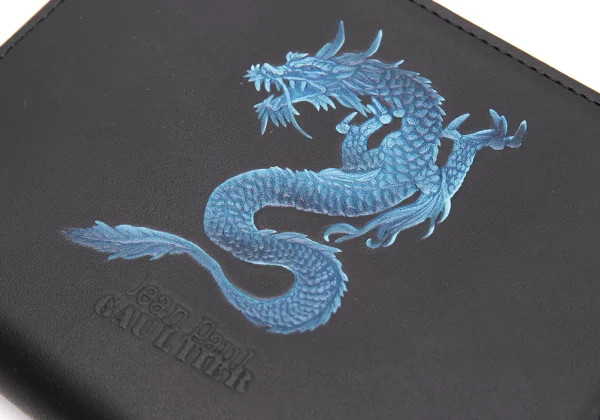 Jean Paul GAULTIER Dragon Emboss Folded Wallet K-160331_004