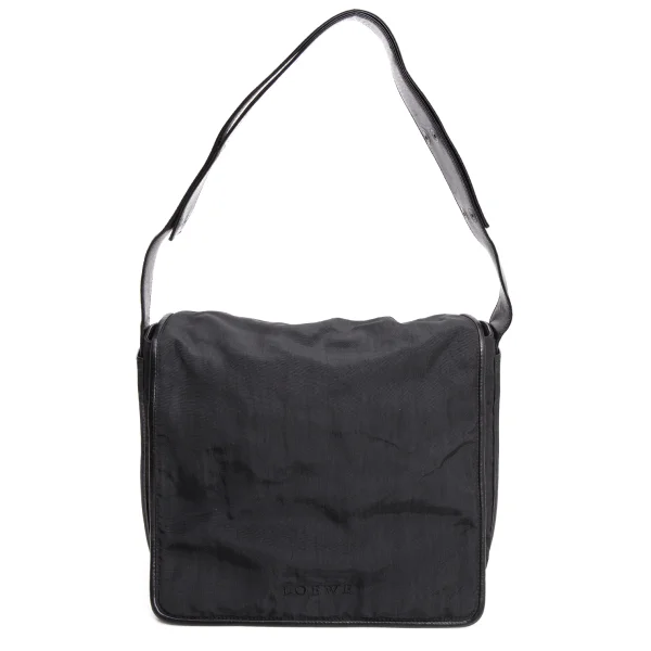 LOEWE Leather Shoulder Nylon Messenger Bag K-160336_002