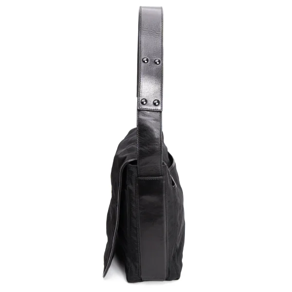 LOEWE Leather Shoulder Nylon Messenger Bag K-160336_003