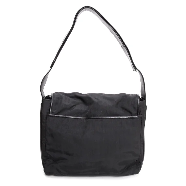 LOEWE Leather Shoulder Nylon Messenger Bag K-160336_004