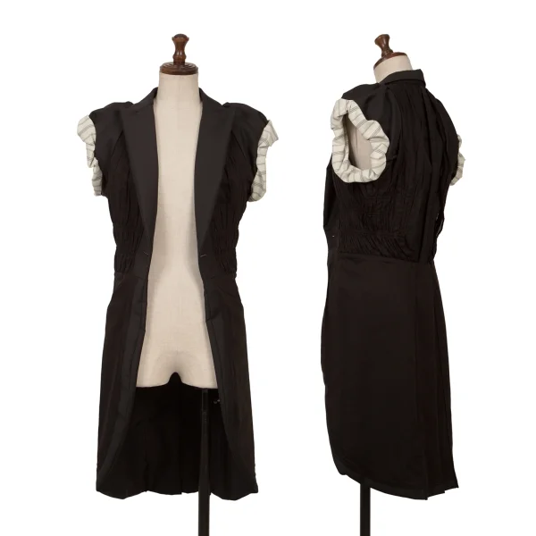 JUNYA WATANABE COMME des GARCONS Sleeveless Long Jacket Black S K-160344_001