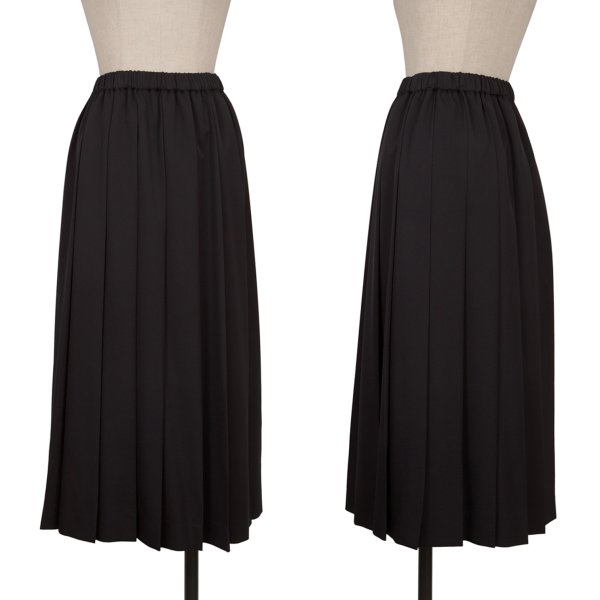 COMME des GARCONS Wool Gaba Pleated Skirt Size XS-S(K-160361