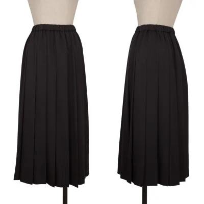 COMME des GARCONS Wool Gaba Pleated Skirt