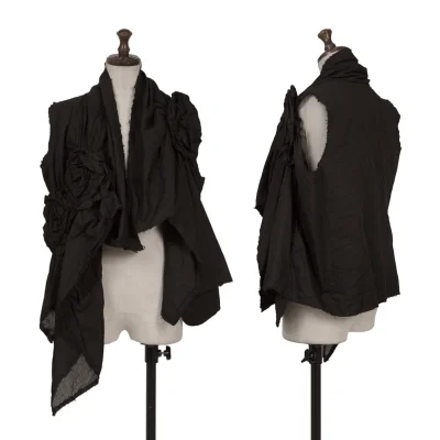COMME des GARCONS Dyed Corsage Cut Off Sleeveless Blouse