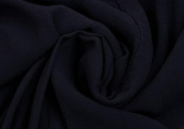 COMME des GARCONS Dyed Rayon Shirring Dropped Crotch Pants K-160366_009