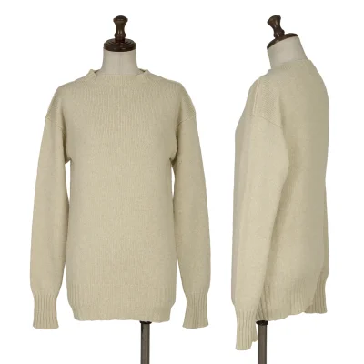Maison Martin Margiela 4 Wool Blend Mock Neck Knit