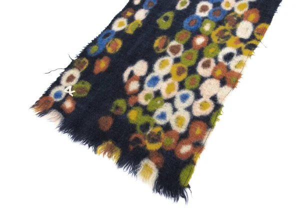 45rpm 45R Wool Multi Dot Pattern Scarf K-160381_003