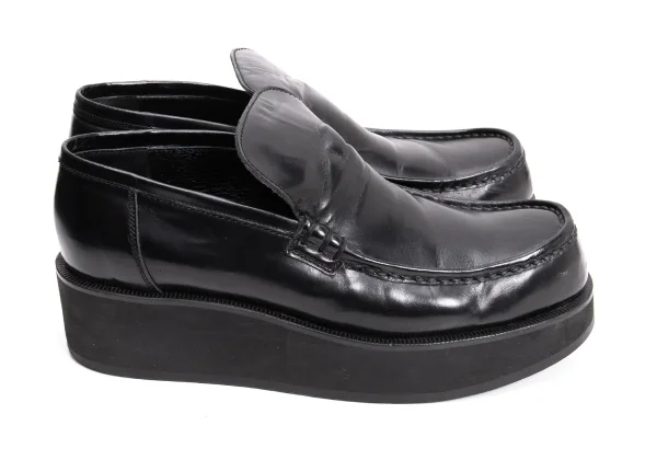 Y's Platform Leather Loafer K-160387_005