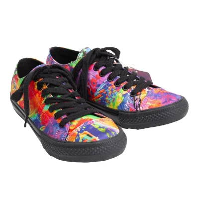 Yohji Yamamoto FEMME Graphic Printed Sneakers