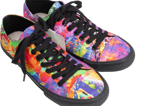 Yohji Yamamoto FEMME Graphic Printed Sneakers K-160388_006