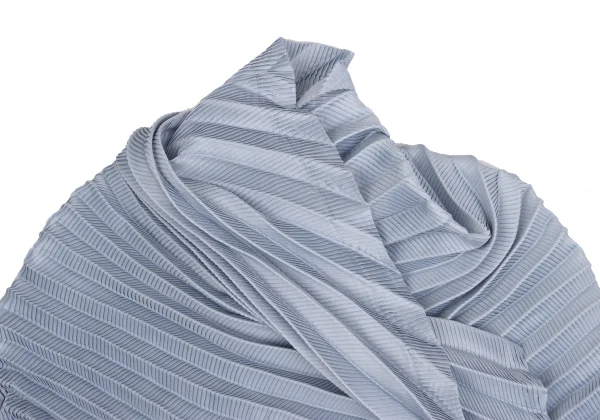 ISSEY MIYAKE FETE Pleated Wrap Design Sleeveless Jacket K-160398_003