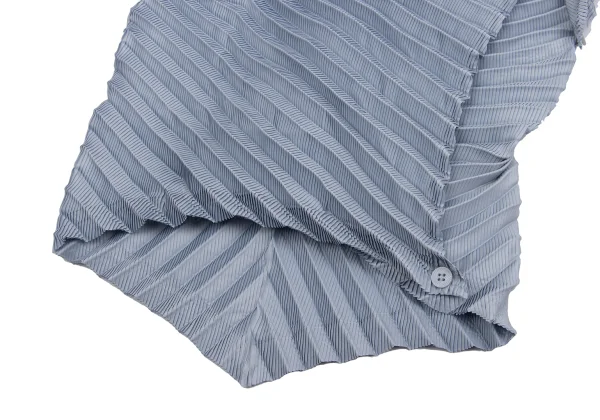 ISSEY MIYAKE FETE Pleated Wrap Design Sleeveless Jacket K-160398_007
