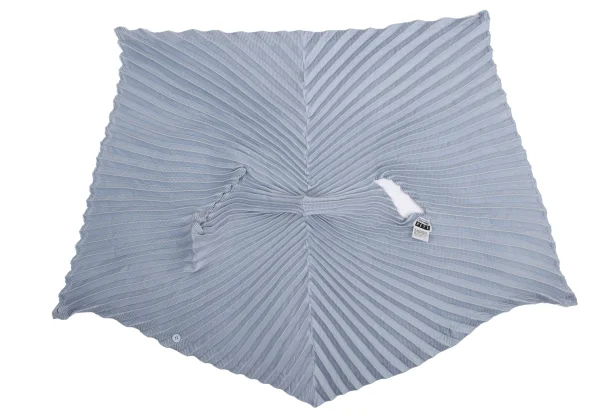 ISSEY MIYAKE FETE Pleated Wrap Design Sleeveless Jacket K-160398_010