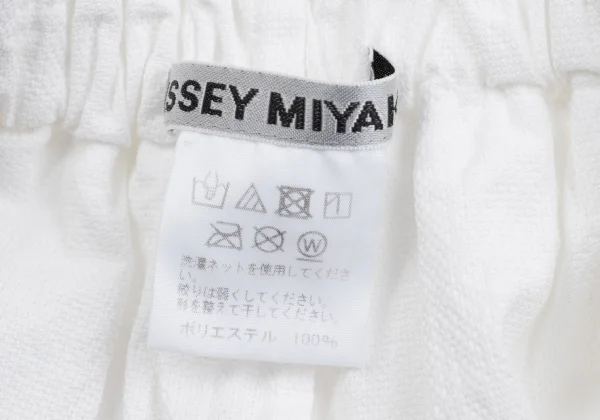 ISSEY MIYAKE Poly Waist Frill Pants K-160403_014