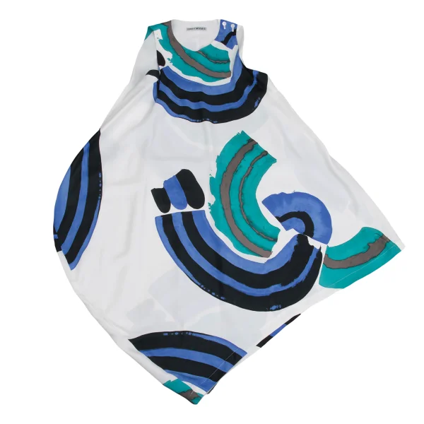 ISSEY MIYAKE Printed Sleeveless Dress K-160410_002