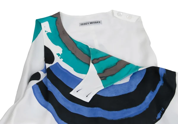 ISSEY MIYAKE Printed Sleeveless Dress K-160410_010
