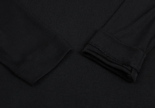 ISSEY MIYAKE Drape Neck Long Sleeve T-shirt K-160413_008