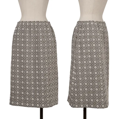 ISSEY MIYAKE Geometric Emboss Skirt