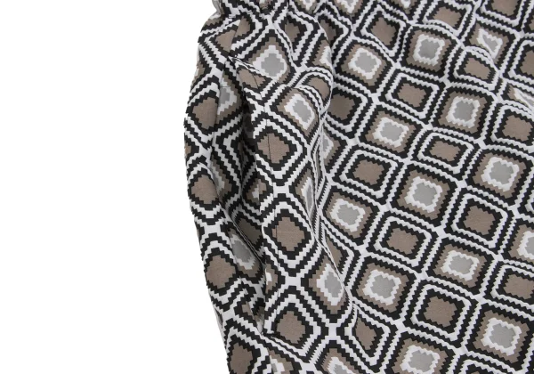ISSEY MIYAKE Geometric Emboss Skirt K-160430_004