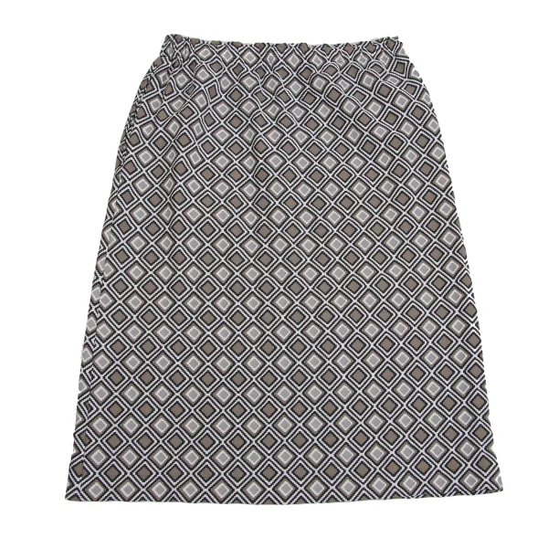 ISSEY MIYAKE Geometric Emboss Skirt K-160430_008