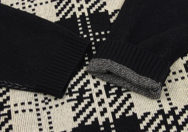 Yohji Yamamoto POUR HOMME Layered Switching Knit Sweater K-160445_010