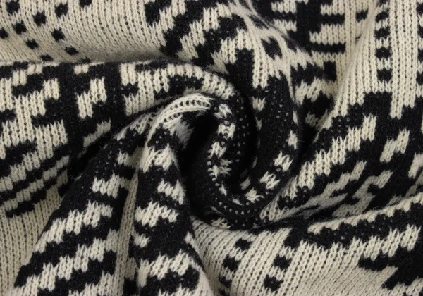 Yohji Yamamoto POUR HOMME Layered Switching Knit Sweater K-160445_016