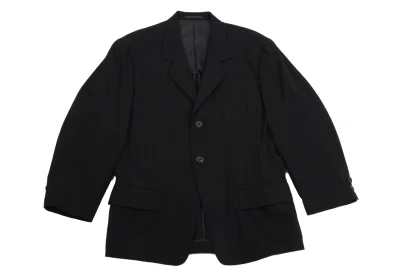 Yohji Yamamoto POUR HOMME Wool Gaba Dart Design Jacket