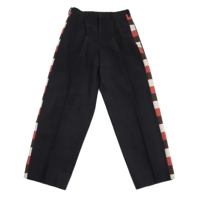 Yohji Yamamoto POUR HOMME Side Switching Wool Pants
