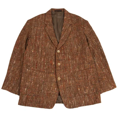 Yohji Yamamoto POUR HOMME Wool Silk Tweed Jacket