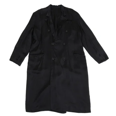 Yohji Yamamoto POUR HOMME Shiny Cupra Coat