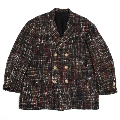 Yohji Yamamoto POUR HOMME Silk Linen Tweed Jacket