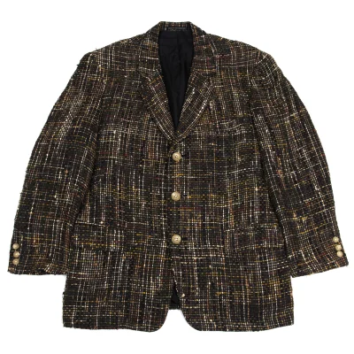 Yohji Yamamoto POUR HOMME Silk Linen Tweed Jacket