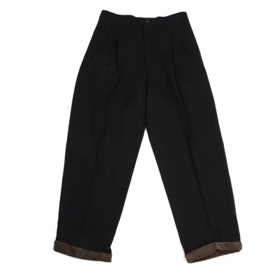Yohji Yamamoto POUR HOMME Corduroy Switching Wool Gaba Pants