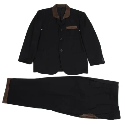 Yohji Yamamoto POUR HOMME Corduroy Wool Gaba Jacket & Pants