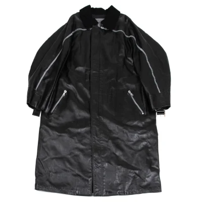 Yohji Yamamoto POUR HOMME 6.1 THE MEN riri Zip Leather Coat