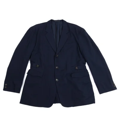 Yohji Yamamoto POUR HOMME Wool Gaba Side Belt Jacket