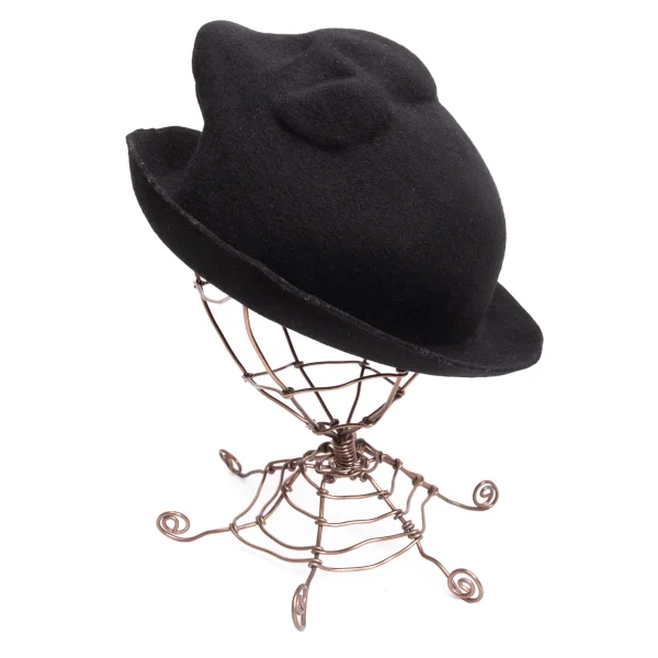 Yohji Yamamoto POUR HOMME Dog Shaped Felt Hat K-160480_002