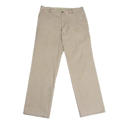 PAPAS&SONS Pigment Dyed Cotton Blend Pants