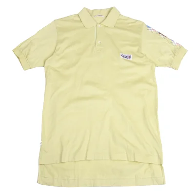 Papas GOLF Logo Patch Back Long Polo Shirt