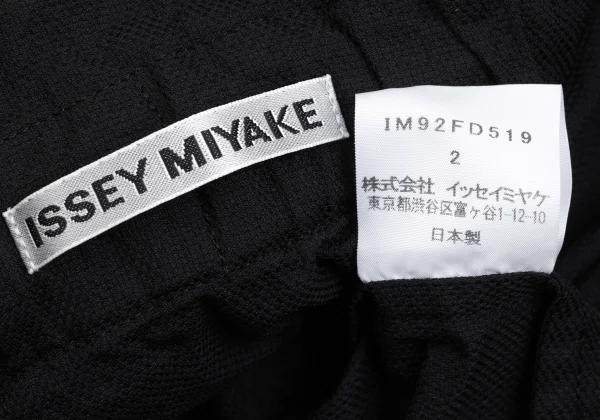 ISSEY MIYAKE Poly Neck Cord Short Sleeve Jacket K-160502_013