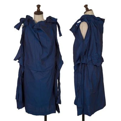 ISSEY MIYAKE Poly Neck Cord Sleeve Dress