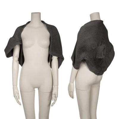 Unbranded 3D Steam Stretch Pleats Bolero