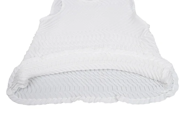 ISSEY MIYAKE Zigzag Embossed Pleated Tank Top K-160511_011
