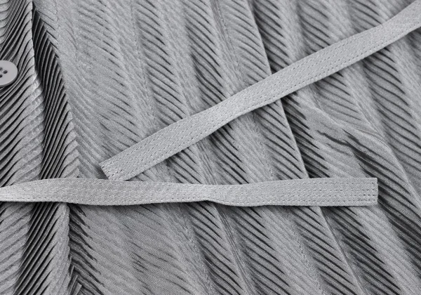 ISSEY MIYAKE Pleats Switching Long Coat K-160517_010